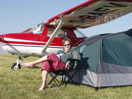 Jo at the PFA Rally Kemble